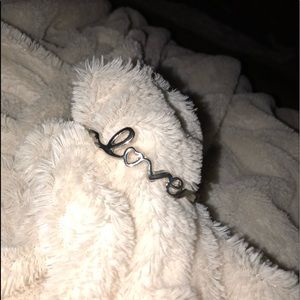 LOVE silver bracelet